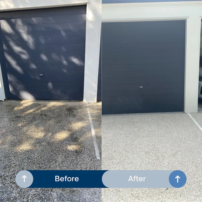 Exterior cleaning service result