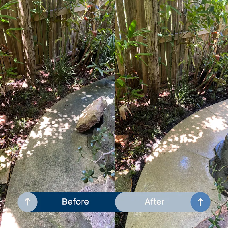 Pressure washing a family home in Bulimba