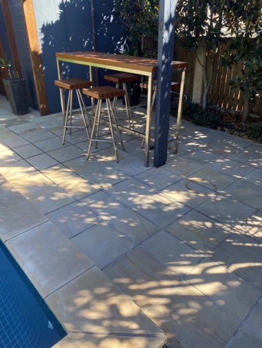 After exterior cleaning result showing restored surfaces